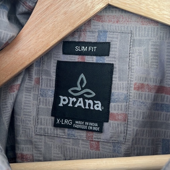 Prana Broderick Men’s Shirt Size XL - Picture 7 of 9